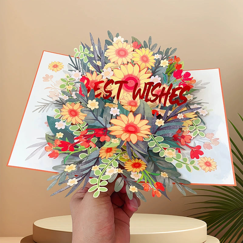 3D Thanksgiving Card – Handmade Pop Up Gift - ALL GIFTS FACTORY