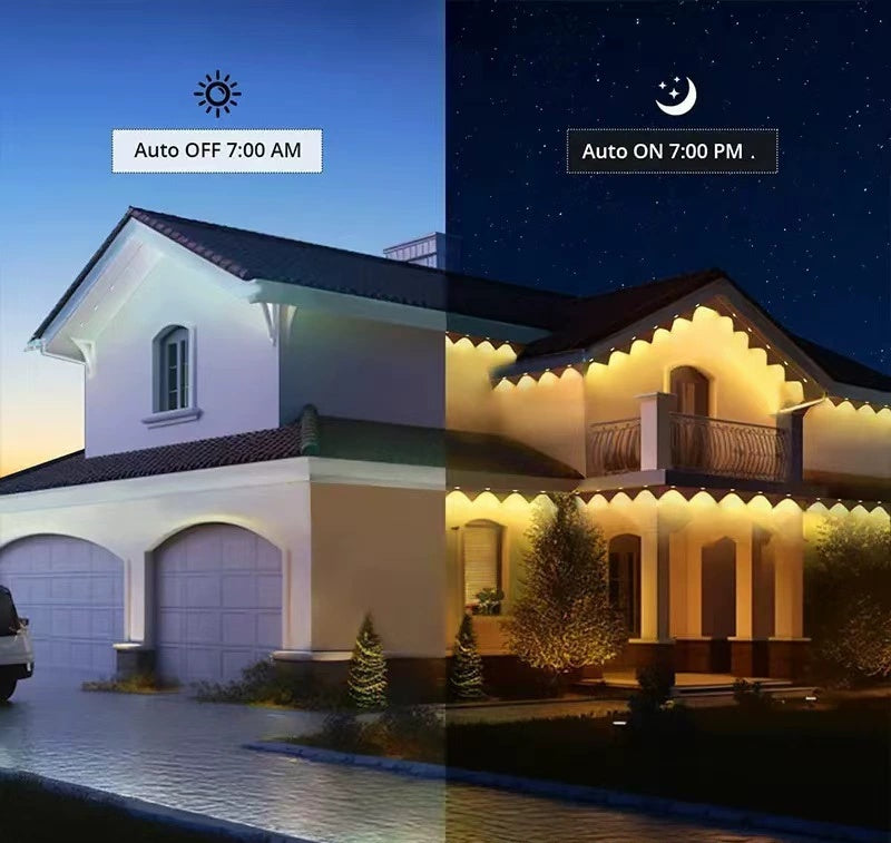 Outdoor eaves LED lights