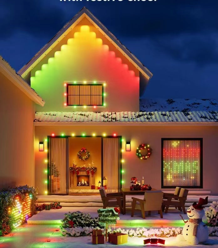 64feet 40lights Bluetooth music sync LED string lights