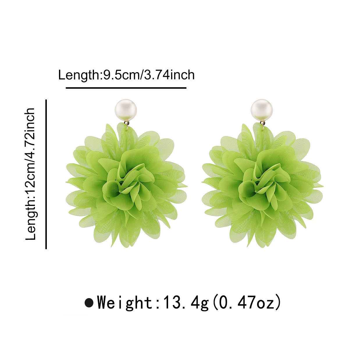 Sweet Floral Statement Earrings for Women - ALL GIFTS FACTORY