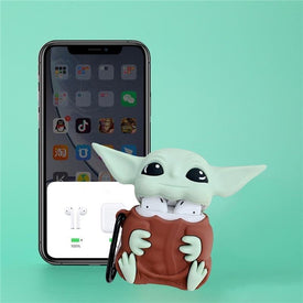 Disney Star Wars Airpods Pro Airpods 2 Case 3D Silicone Baby Yoda Anime Cartoon Protective Case for Apple Earphones