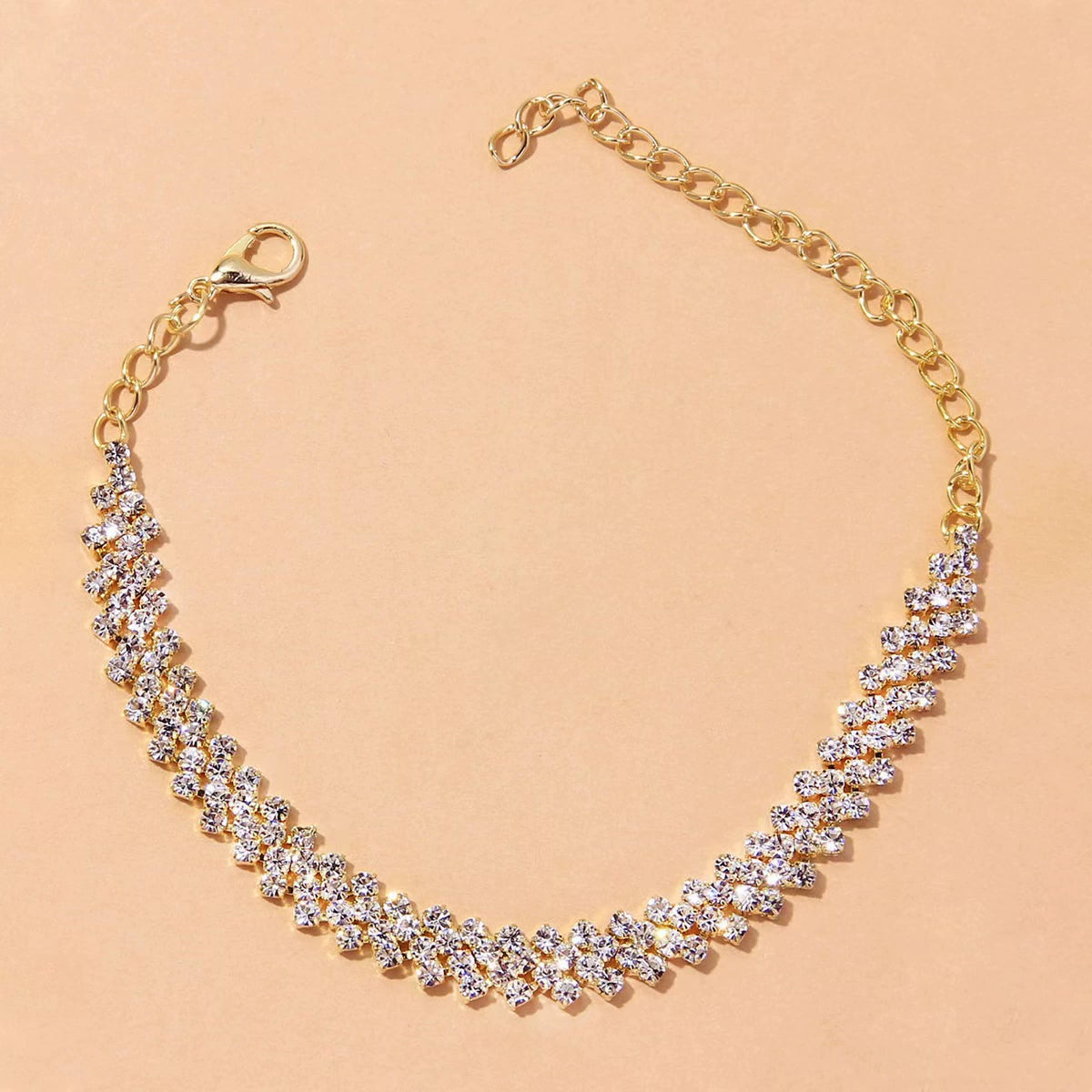 Rhinestone bracelet and Anklet - ALL GIFTS FACTORY