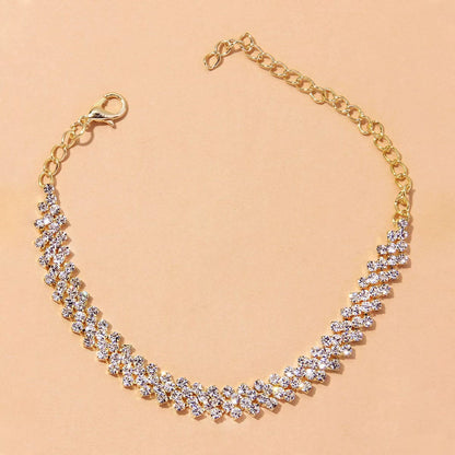 Rhinestone bracelet and Anklet - ALL GIFTS FACTORY