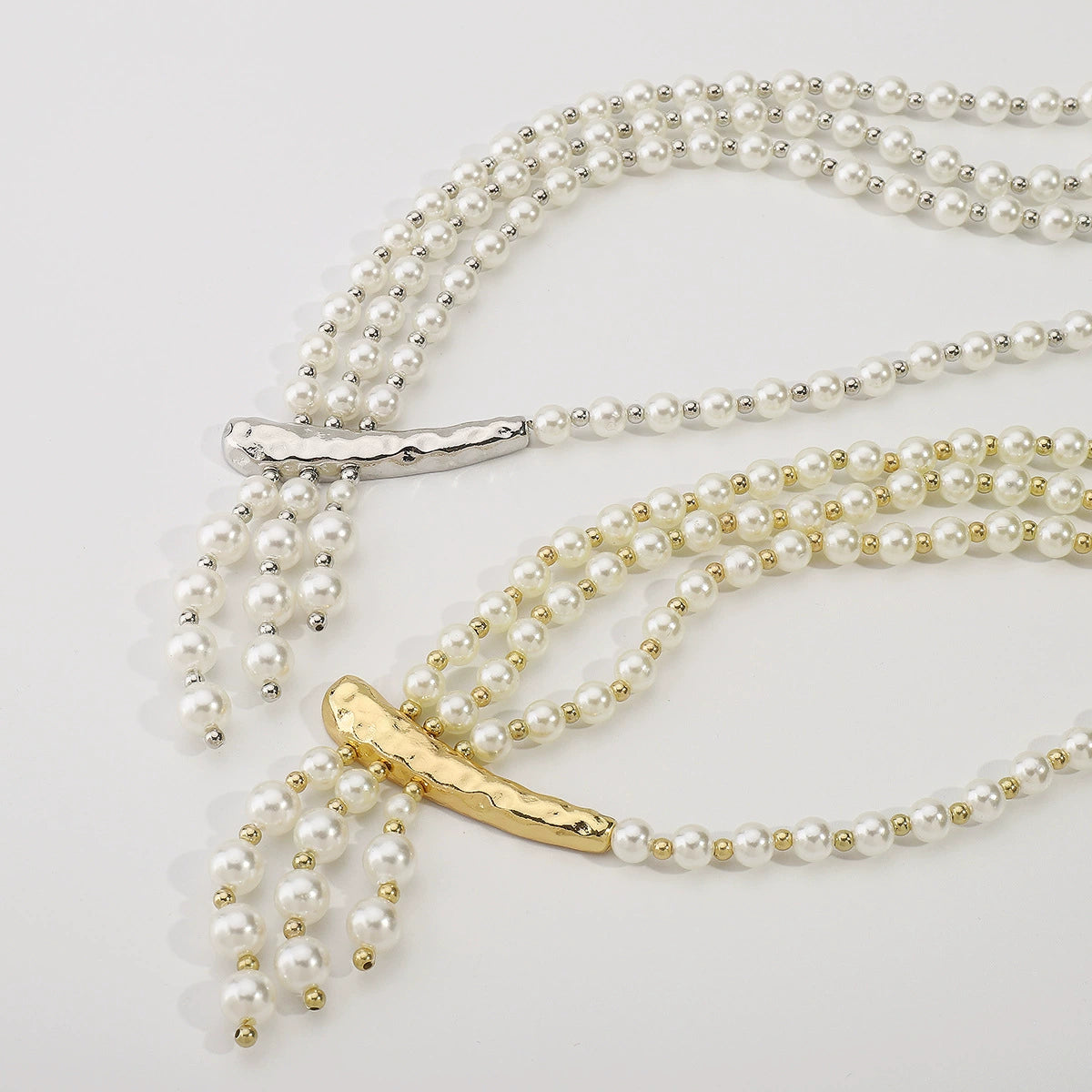 Imitation PearlChain Necklet – Elegant Braided Necklace for Women - ALL GIFTS FACTORY