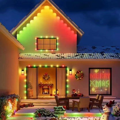 64feet 40lights Bluetooth music sync LED string lights