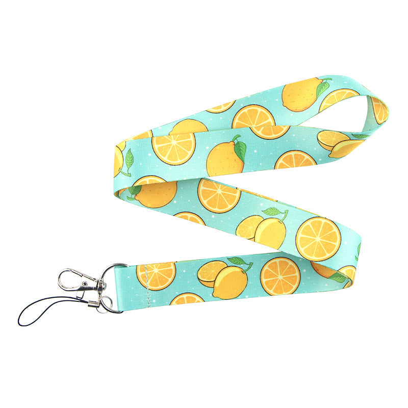 Fruit design Lanyard for Keys Phone Strap ID Badge Holder Fashion Gifts - ALL GIFTS FACTORY