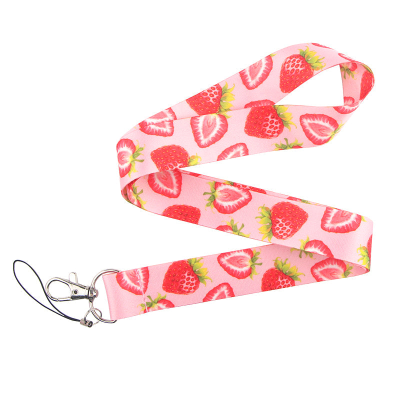 Fruit design Lanyard for Keys Phone Strap ID Badge Holder Fashion Gifts - ALL GIFTS FACTORY