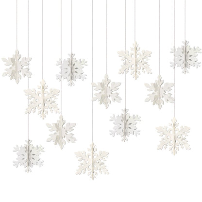 Christmas hanging snowflakes