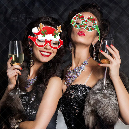 Christmas paper glasses 8 pieces