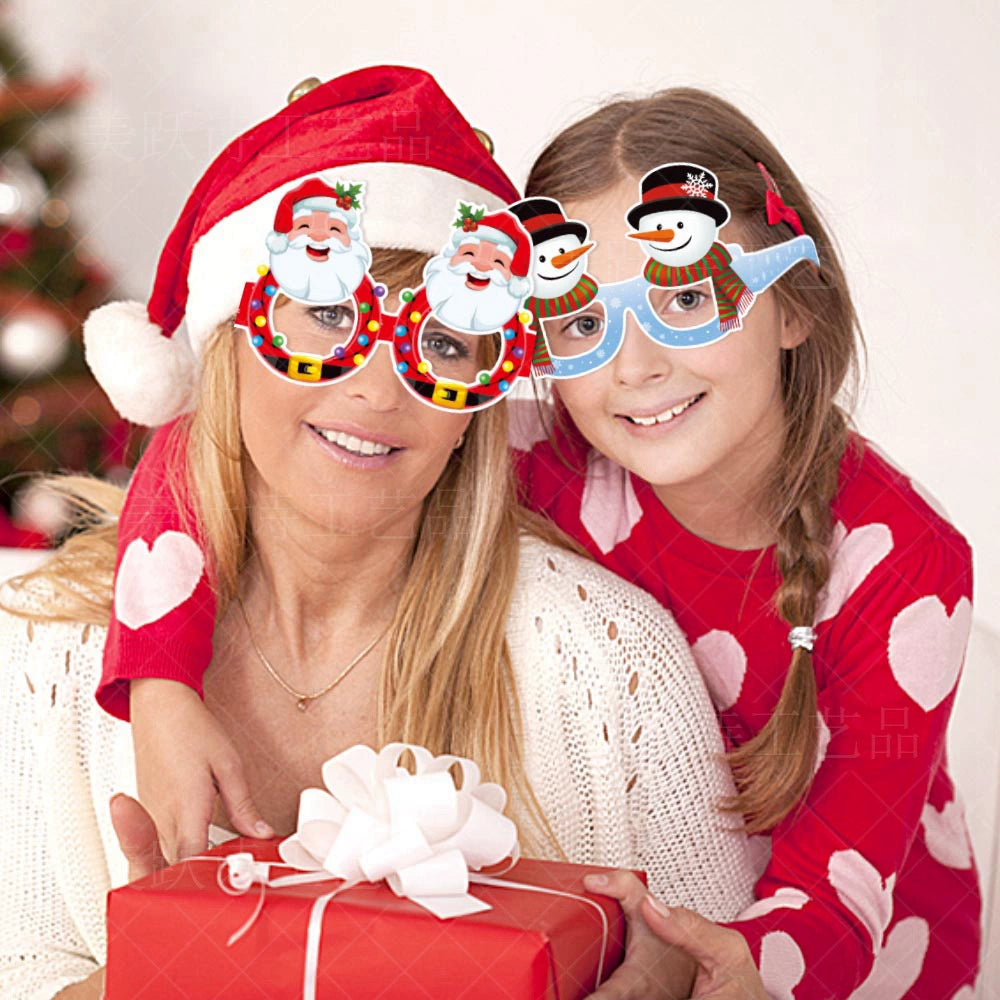 Christmas paper glasses 8 pieces