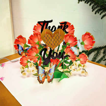 3D Thanksgiving Card – Handmade Pop Up Gift - ALL GIFTS FACTORY