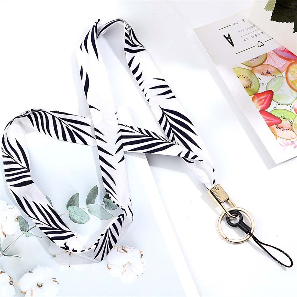Universal Fashion Cell Phone Lanyard Colorful Scarf Ribbon Neck Strap