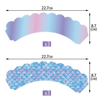 Mermaid-Themed Birthday Banner & Background Decorations - ALL GIFTS FACTORY