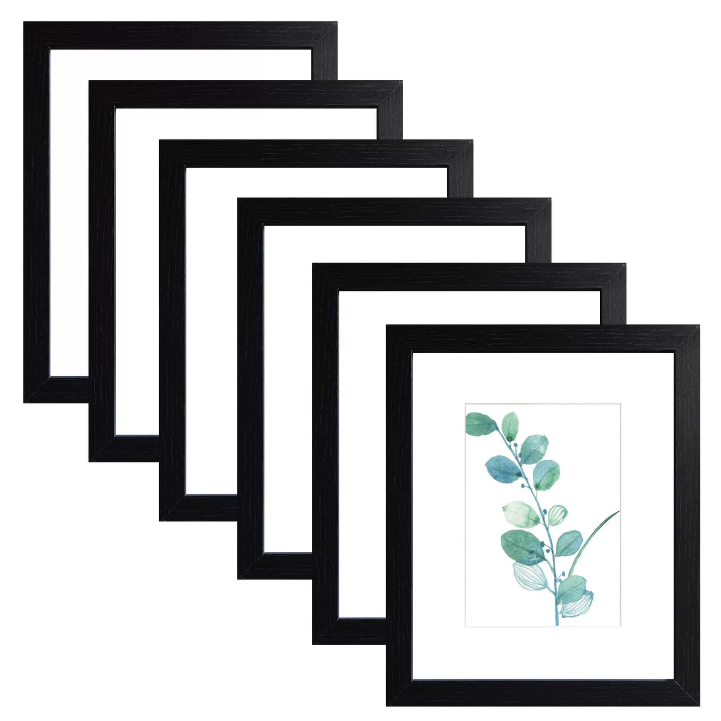 5 pieces Wooden Photo Frame – Tabletop & Wall-Mount Home Décor - ALL GIFTS FACTORY