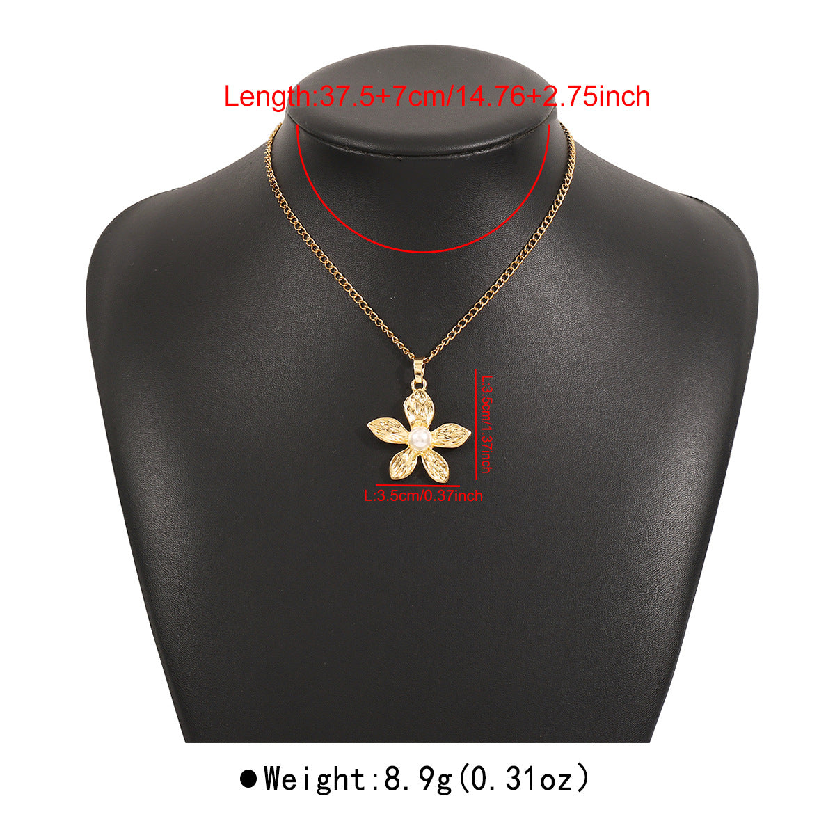 INS Minimalist Flower Jewelry Set – Earrings, Necklace & Ring - ALL GIFTS FACTORY