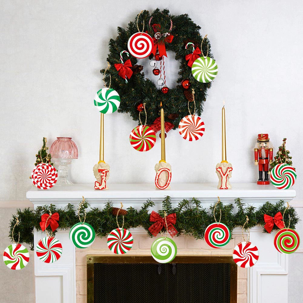 Christmas candy ornaments
