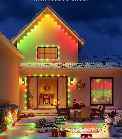 64feet 40lights Bluetooth music sync LED string lights