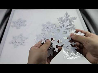 Christmas hanging snowflakes