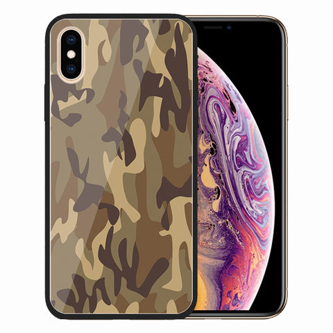 Image of Camouflage TPU+Glass phone case for iphone - ALL GIFTS FACTORY