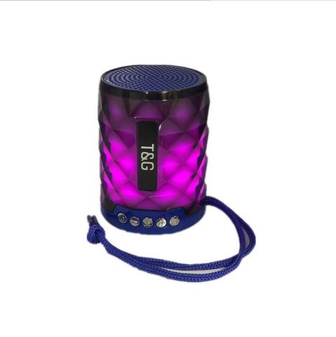 Image of Portable FM bluetooth speaker with LED Light