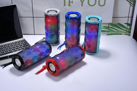 Image of Fashion style bluetooth speaker with led light