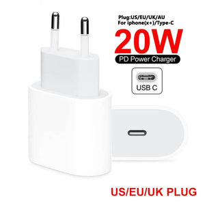 20W UK/EU/US Plug Charger Fast Charger USB Charger Quick Charge 3.0