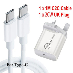 20W UK/EU/US Plug Charger Fast Charger USB Charger Quick Charge 3.0