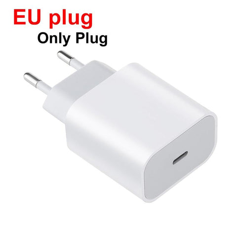 Image of 20W UK/EU/US Plug Charger Fast Charger USB Charger Quick Charge 3.0