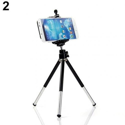 Image of 360 Degree Rotatable Stand Mini Tripod Mount Phone Holder Telescopic Desktop Tripod SLR Camera Stand For iPhone Samsung - ALL GIFTS FACTORY