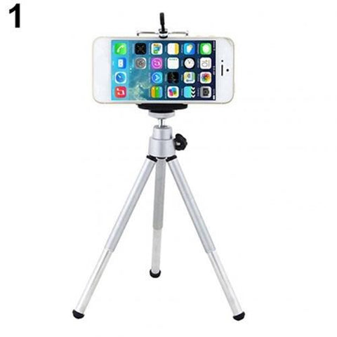 Image of 360 Degree Rotatable Stand Mini Tripod Mount Phone Holder Telescopic Desktop Tripod SLR Camera Stand For iPhone Samsung - ALL GIFTS FACTORY