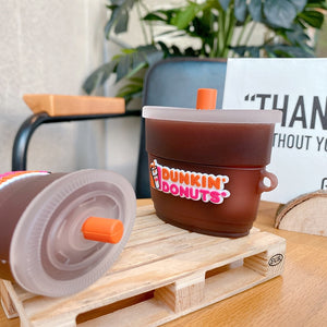 3D Brand Dunkin Donuts coffee Drink Case For AirPods 1 2 pro - ALL GIFTS FACTORY