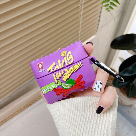 Image of 3D Cartoon Cake Drink Potato Chips Cow silicone Case For Apple Airpods 1 2 Pro - ALL GIFTS FACTORY