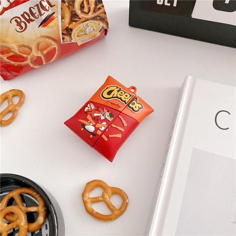 Image of 3D Cartoon Cake Drink Potato Chips Cow silicone Case For Apple Airpods 1 2 Pro - ALL GIFTS FACTORY