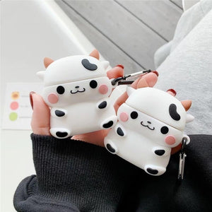 3D Cartoon Cake Drink Potato Chips Cow silicone Case For Apple Airpods 1 2 Pro - ALL GIFTS FACTORY