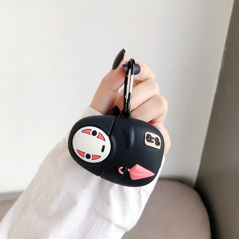 Image of 3D Cartoon No Face Man Earphone Cases For Apple Airpods - ALL GIFTS FACTORY