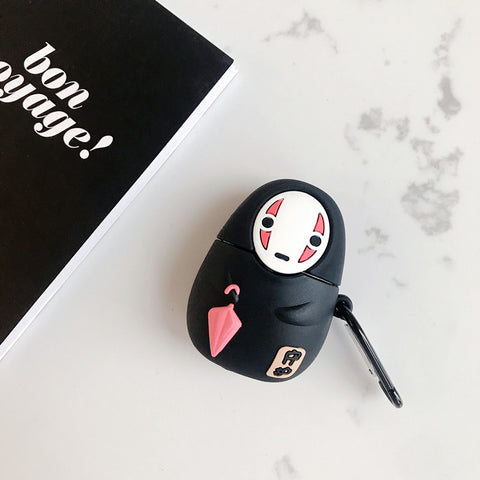 Image of 3D Cartoon No Face Man Earphone Cases For Apple Airpods - ALL GIFTS FACTORY