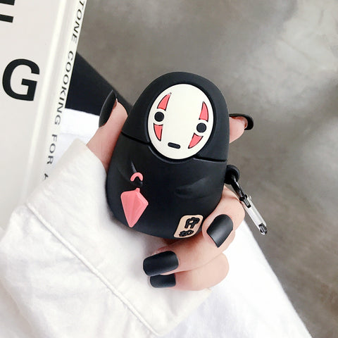 Image of 3D Cartoon No Face Man Earphone Cases For Apple Airpods - ALL GIFTS FACTORY