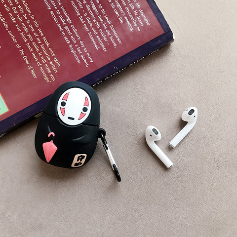 Image of 3D Cartoon No Face Man Earphone Cases For Apple Airpods - ALL GIFTS FACTORY