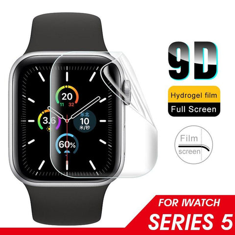 Image of 3D Full Cover Nano Tempered Glass For Apple Watch Series 6 se 5 40mm 44mm Screen Protector coated Glass iwatch 4 3 2 38mm 40mm