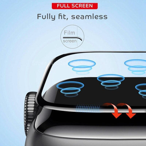 Image of 3D Full Cover Nano Tempered Glass For Apple Watch Series 6 se 5 40mm 44mm Screen Protector coated Glass iwatch 4 3 2 38mm 40mm