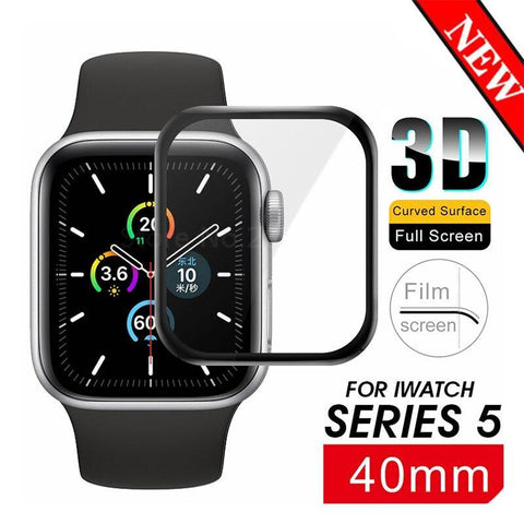 Image of 3D Full Cover Nano Tempered Glass For Apple Watch Series 6 se 5 40mm 44mm Screen Protector coated Glass iwatch 4 3 2 38mm 40mm