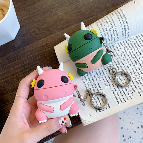 Image of 3D funny Pterosaur Silicone Airpods case - ALL GIFTS FACTORY