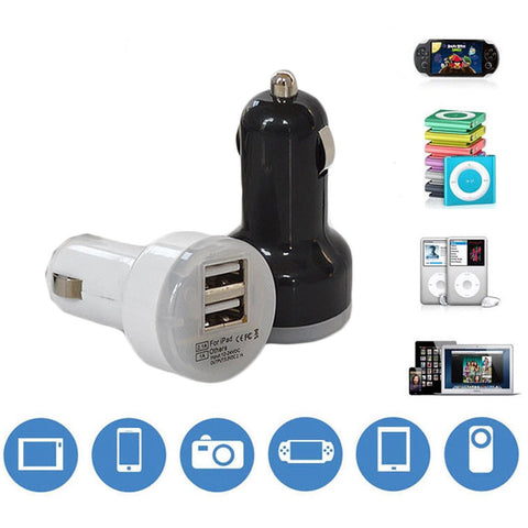 Image of 5V 1A Dual USB Port Car Charger - ALL GIFTS FACTORY