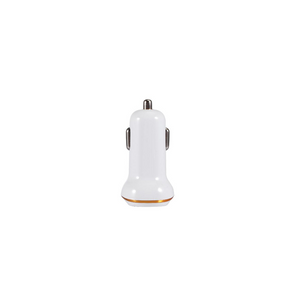 High quality 5V 2A Dual USB Port Car Charger with Gold Ring - ALL GIFTS FACTORY