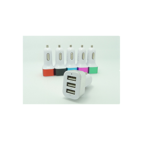 Image of 5V 3 USB Port Car Charger - ALL GIFTS FACTORY