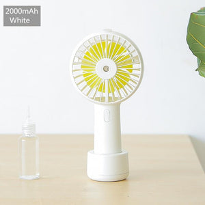 Battery Portable Water Spray Mist Fan