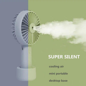 Battery Portable Water Spray Mist Fan