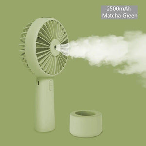 Battery Portable Water Spray Mist Fan