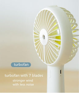 Battery Portable Water Spray Mist Fan