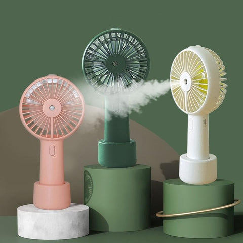 Image of Battery Portable Water Spray Mist Fan